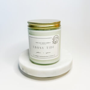 Ebony Tide 7 oz. Glass Jar