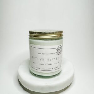 Autumn Harvest 7 oz. Glass Jar