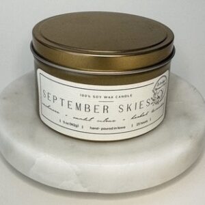 September Skies 5 oz. Gold Tin